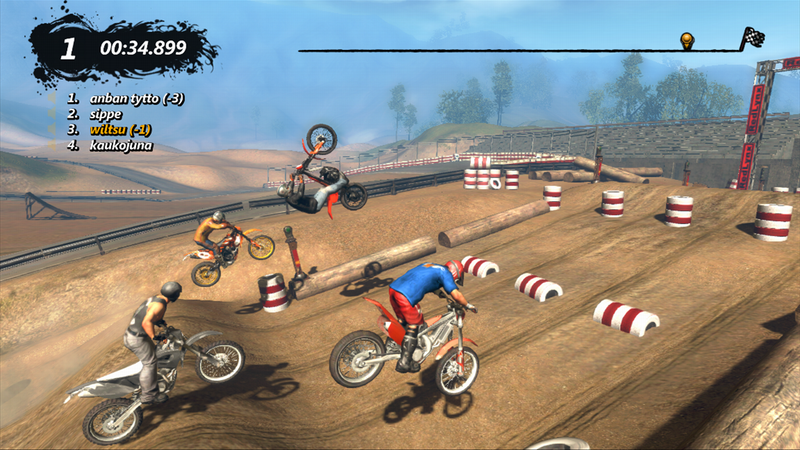 Illustration for article titled Motocross Bikes Soar at Awkward Angles in Trials Evolution's Newest Screenshots